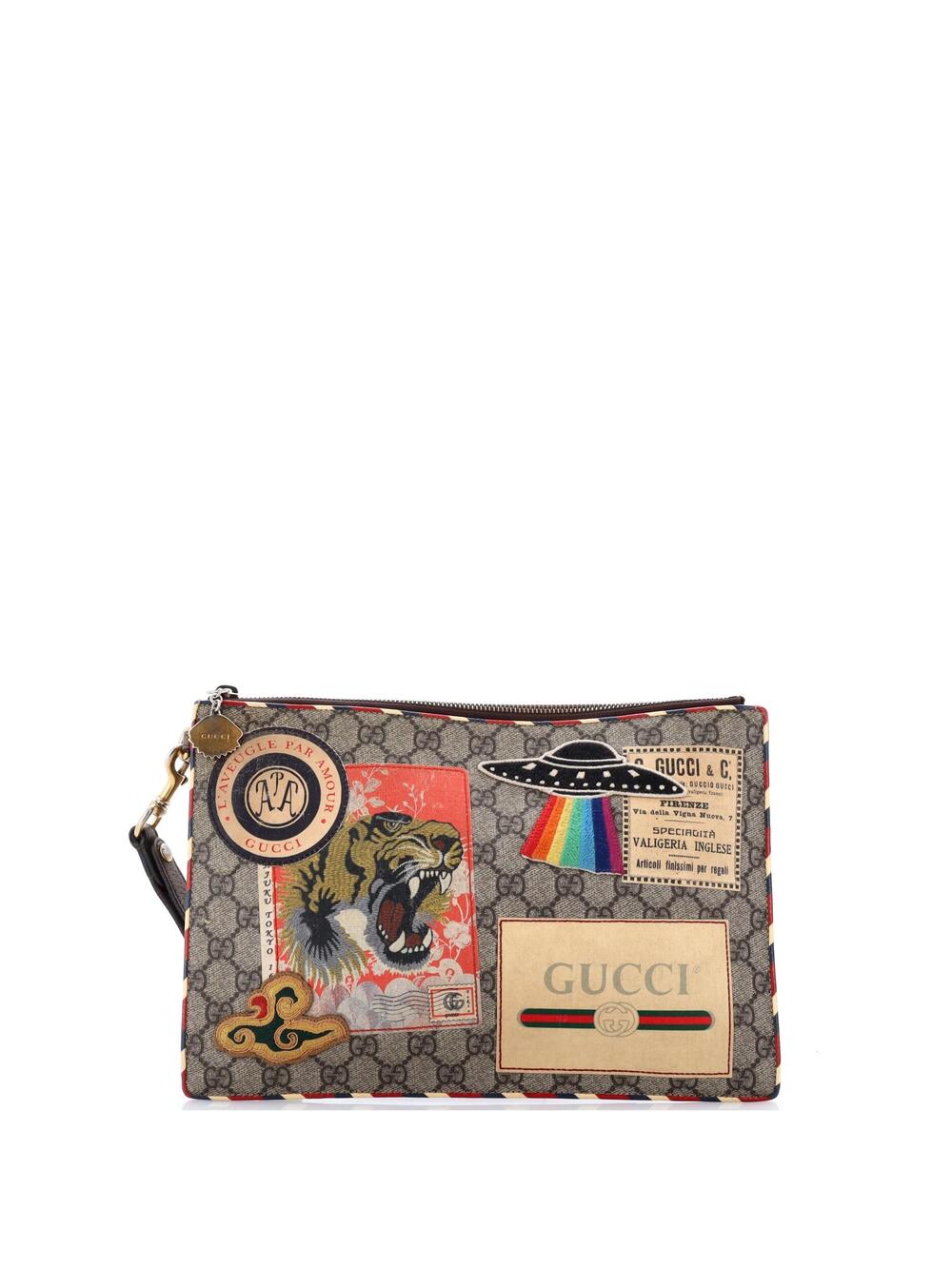 Gucci Courrier Pouch Gg Coated Canvas #364264G83B